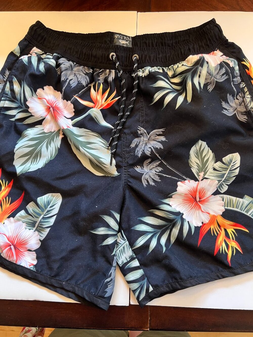 Spicy Tuna Swim Trunks Board Shorts